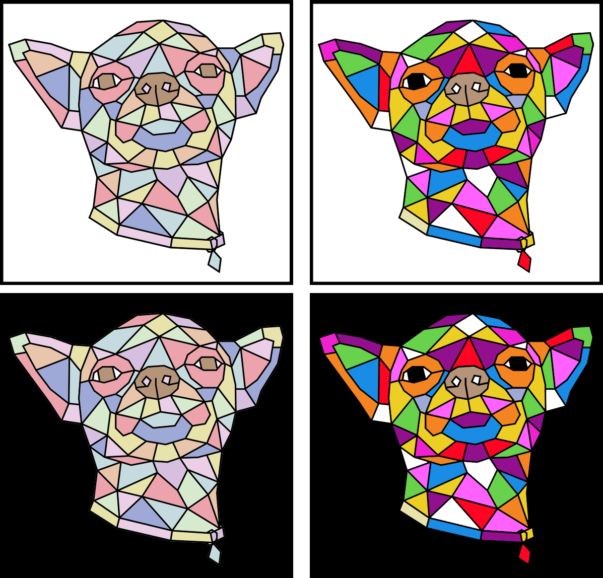 geometrisch ontwerpen: www.mariellescreaties.nl