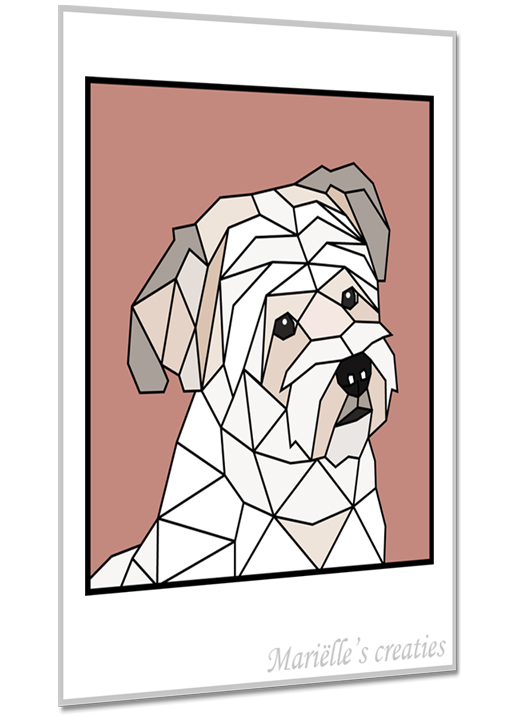 Geometric design - Marielles creaties: Animals/Dogs/Small breed