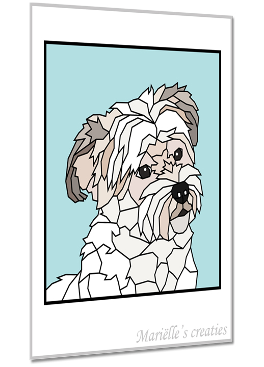 Geometric design - Marielles creaties: Animals/Dogs/Small breed
