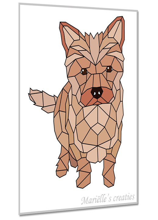 Geometric design - Marielles creaties: Crossbreed 
