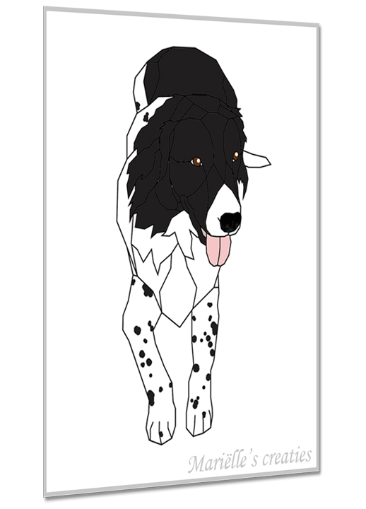 Geometric design - Marielles creaties: Animals/Dogs/Friese Stabij