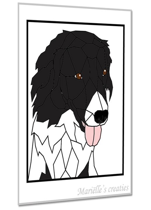 Geometric design - Marielles creaties: Animals/Dogs/Friese Stabij