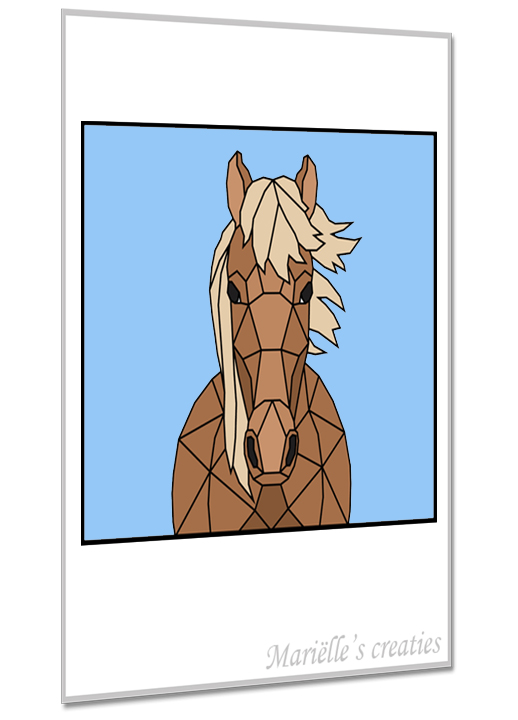 Geometric design - Marielles creaties: Animals/Farm animals/Portraits