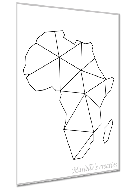Geometric design - Marielles creaties: Africa