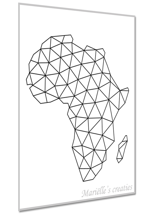 Geometric design - Marielles creaties: Africa