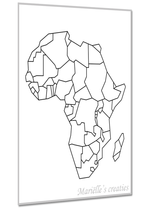 Geometric design - Marielles creaties: Africa