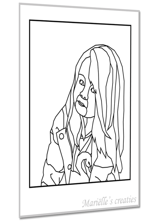 Geometric design - Marielles creaties: People/Portrait/Children/Girl