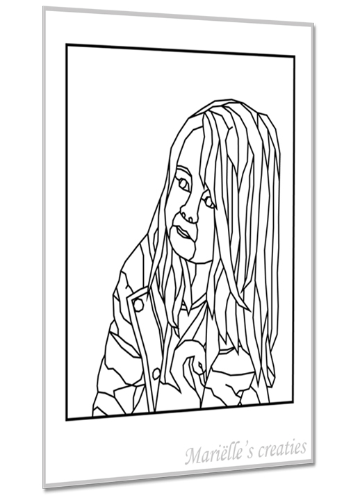 Geometric design - Marielles creaties: People/Portrait/Children/Girl