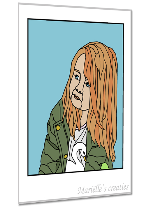 Geometric design - Marielles creaties: People/Portrait/Children/Girl
