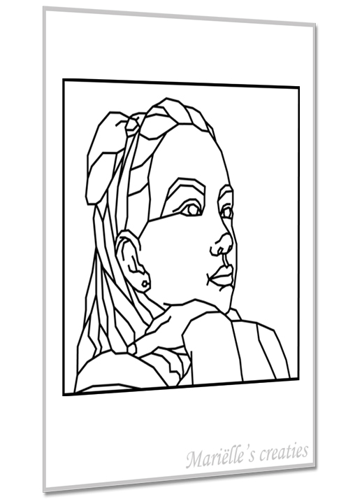 Geometric design - Marielles creaties: People/Portrait/Children/Girl